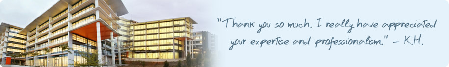 Thank you so much. I really have appreciated your expertise and professionalism. -  K.H.